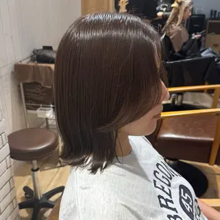 ミディアム カラー 🍀ブリーチ/艶カラ ー🍀 コイケのヘアスタイル