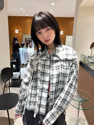 ミディアム yiye 青山所属・無料カットモデル募集 🌱ひょうがのヘアスタイル