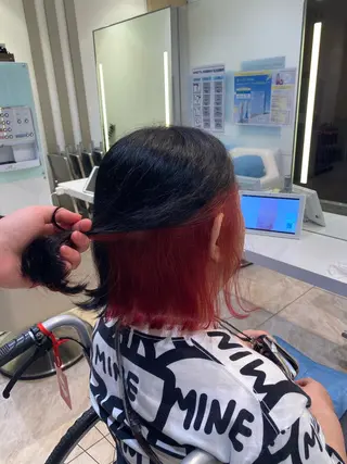 ミディアム カラー miho‪𓂃 ANNETTAのヘアスタイル