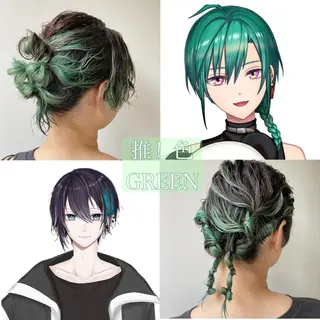 ミディアム ヘアアレンジ mira share salon所属・ブリーチカラー🐼 sayukiのヘアスタイル