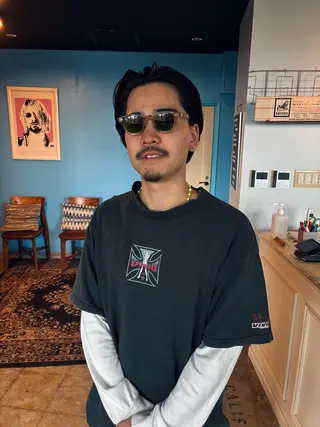 パーマ メンズ 金山/メンズパーマ 西村侑真のヘアスタイル