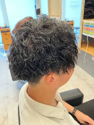 パーマ メンズ メンズ特化/パーマ/ フェードWATARUのヘアスタイル