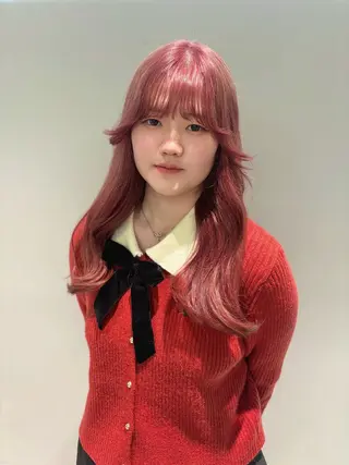 カラー Haru/ブリーチ /レイヤーカットのヘアスタイル