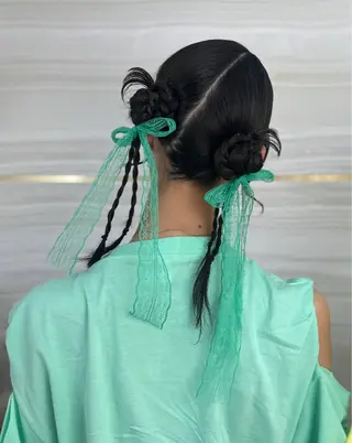 ロング 島崎 穂乃香のヘアスタイル