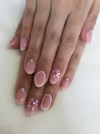 ネイル 💎🐰 saki. m 🐰💎のネイルデザイン