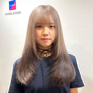 ロング カラー ハイトーン/ウルフ/ レイヤー/Asukaのヘアスタイル