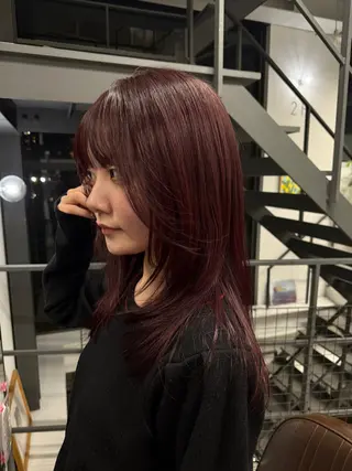 ロング カラー ブリーチリタッチ モデル募集/愛紗のヘアスタイル