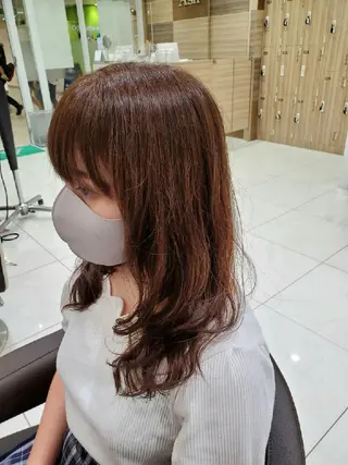 カラー セミロング 中村 和貴 ＜Ash津田沼＞のヘアスタイル