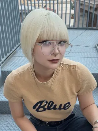 カラー 姫夏 /ハイトーン艶髪🎀のヘアスタイル