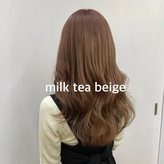 ロング 暖色カラー推し/ トヤエリコのヘアスタイル