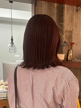 ミディアム カラー 暖色カラー/レイヤー 🌙 オノユリカのヘアスタイル