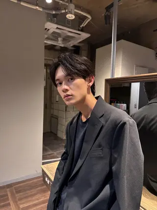 ショート パーマ メンズ メンズ/佐藤 恒輝のヘアスタイル