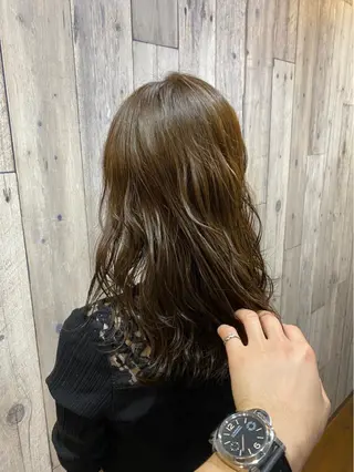 ロング カラー ヘアアレンジ DIECESHIBUYA.所属・メンズ似合わせ/ ビジネスヘア/比嘉のヘアスタイル
