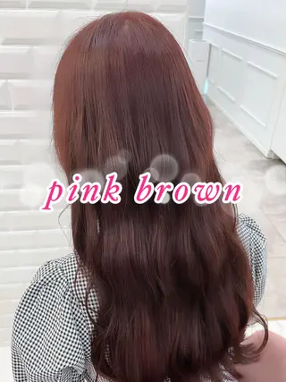 ロング カラー ヘアアレンジ ガーリーカラー🩷 ユウ🍓💞のヘアスタイル