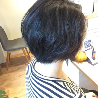 ショート パーマ 木村 昇のヘアスタイル