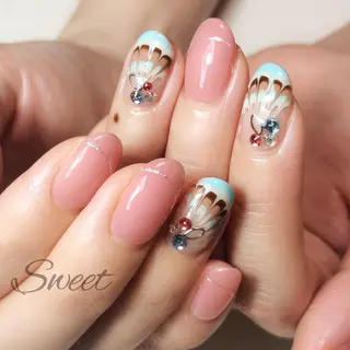 ネイル sweet 仲野陽子のネイルデザイン