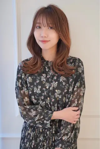 ミディアム レイヤー⭐️カラー ⭐️平川雅史のヘアスタイル