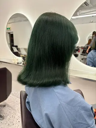 ミディアム 🩵透明感艶髪 縮毛矯正masa🩵のヘアスタイル