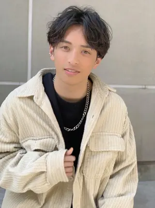 パーマ メンズ 新宿/髪質改善 /透け感/Sotaのヘアスタイル