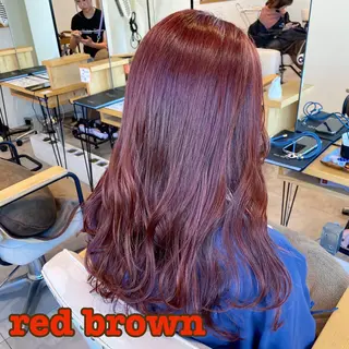 ロング カラー 南上 野々佳のヘアスタイル