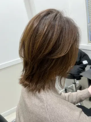 ミディアム Go   Today シェアサロン　横浜店所属・【ただの天才 🎨】のヘアスタイル