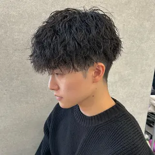 ショート パーマ メンズ 【メンズ特化】 笹目純のヘアスタイル