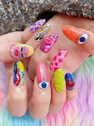 ネイル Nail Atelier IamI所属・アイアムアイ 大村磨衣のネイルデザイン