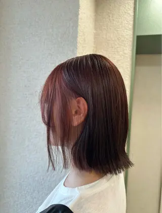 ミディアム カラー お悩み改善 黄金比みくのヘアスタイル