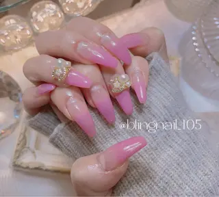 ネイル 23時まで❤︎韓国、 ワンホンネイルのネイルデザイン