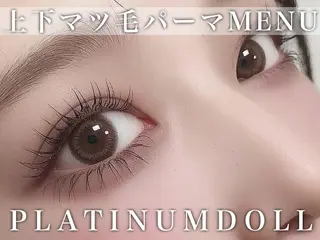 マツエク・マツパ PLATINUM DOLL アイリ💚のマツエク・マツパデザイン