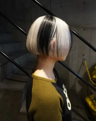 ショート カラー yll所属・似合わせ/ハイトーン /中目黒/さくらのヘアスタイル