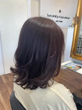 ミディアム カラー ビューティービースト 石垣店のヘアスタイル