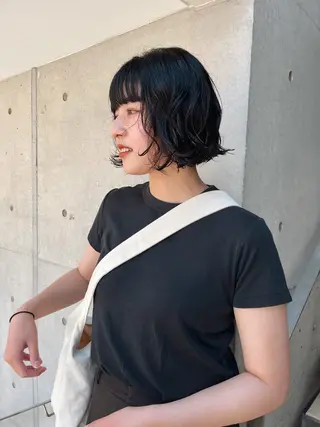 ショート パーマ くせ毛カットとパーマ /美容室難民の方是非のヘアスタイル