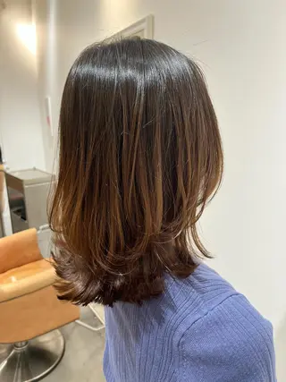 ミディアム 片桐 美海のヘアスタイル