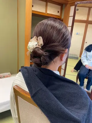 セミロング ヘアアレンジ 女性リピ90%🍨 🩷佐藤みずきのヘアスタイル