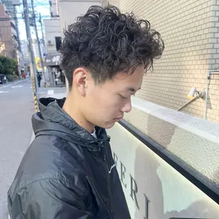 ショート パーマ メンズ FERIA  梅田所属・FERIA梅田 /竹田誠のヘアスタイル