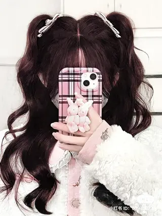 ロング カラー *モテガーリー🎀 🤍暖色ヘア🍒のヘアスタイル