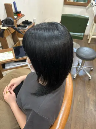 ミディアム カラー 徳 永のヘアスタイル