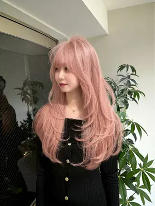 ロング 艶髪ハイトーン 💎凜💎のヘアスタイル