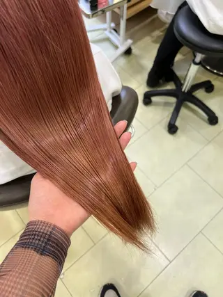 ロング カラー ヘアアレンジ チャンモリパーマ/韓 国/Minami🦋のヘアスタイル