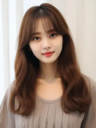 セミロング カラー Lehm所属・表参道/さあ や/大人ナチュラルのヘアスタイル