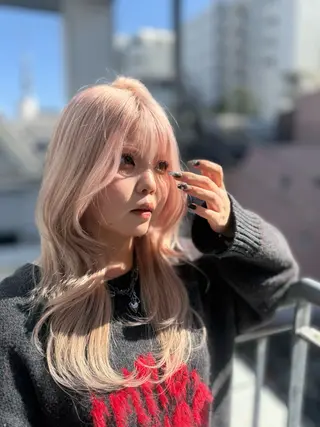 ロング カラー 村越 飛翔のヘアスタイル