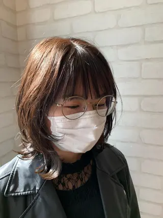 ミディアム カラー タケダケイ /ショート/ボブのヘアスタイル