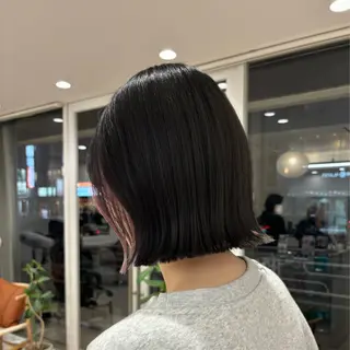 ショート カラー ヘアアレンジ 🐰あみ【艶カラー/ 縮毛矯正】🫧のヘアスタイル