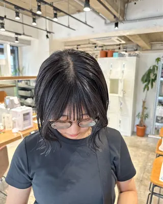 ショート カラー ヘアアレンジ 落合　眺 (オチアイ　ノゾミ)のヘアスタイル