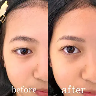 アイブロウ eyelashsalon cue所属・cue chikaのマツエク・マツパデザイン
