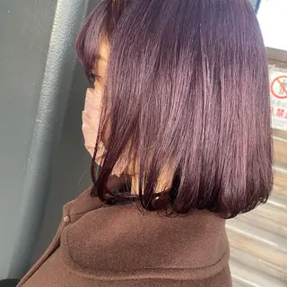カラー 韓国風レイヤーカット 🍒サンジキ アカリのヘアスタイル