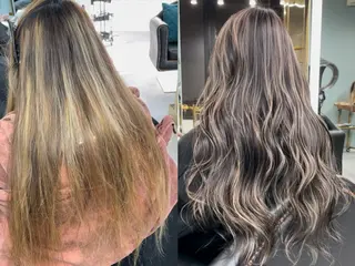 ロング senjyu GINZA所属・バレイヤージュ/ハイ ライト/庄司鉄平のヘアスタイル