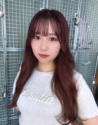 ロング レイヤー/透明感 カラー/nanokaのヘアスタイル