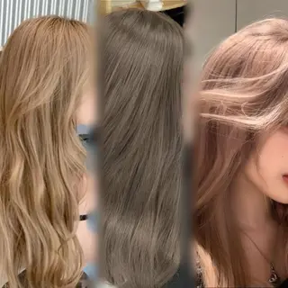 ロング カラー 💖大人韓国ヘア💖 韓国艶カラー【銀座】のヘアスタイル